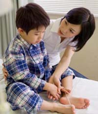 Xử trí ban đầu với 4 chứng thường gặp ở trẻ 